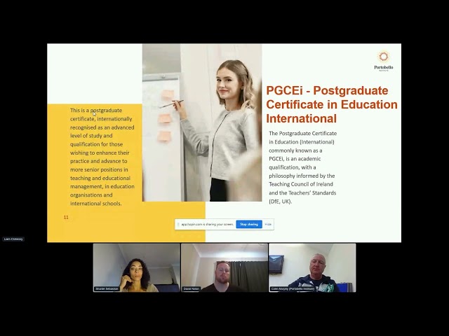 Portobello Virtual Open Evening - Sports Department