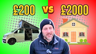 VAN LIFE vs MORTGAGE How I Save £20K a YEAR!