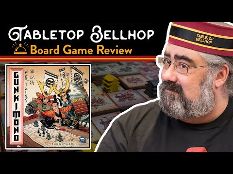 Gunkimono Review, A look at the tile laying board game Gunkimono War Tales from Renegade Games
