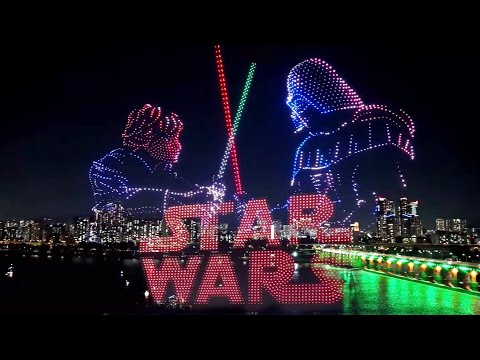 2,000 Drones Created an Epic Star Wars Drone Show