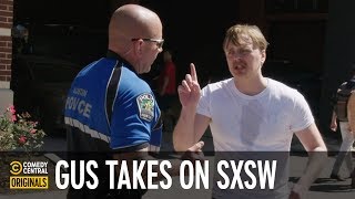 @Gus Johnson Gives Out Homemade Beer at SXSW