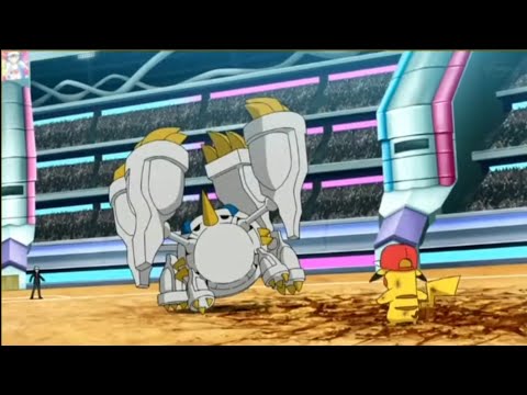 Pikachu defeats shiny mega Metagross 🥳| Ash Won | Pokemon journeys episode 118