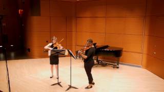 Martinu, Three Madrigals for Violin and Viola with