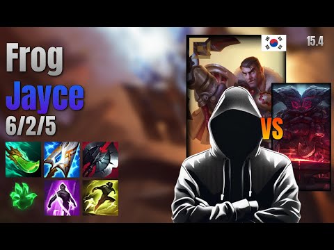 Frog Top Jayce vs Ornn lol KR solo rank Full Game 15.4 | 프로그 제이스 vs 오른
