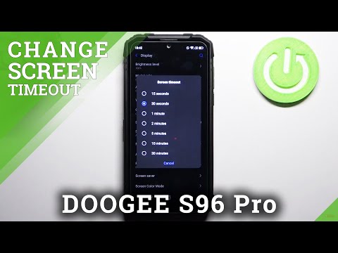 How to Set Up Screen Timeout in DOOGEE S96 Pro – Screen Settings