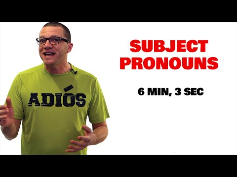 Subject Pronouns in Spanish [CLEAN VERSION]