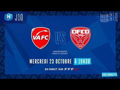 J10 I Valenciennes FC vs Dijon FCO en replay (2-0) I National FFF 2024-2025