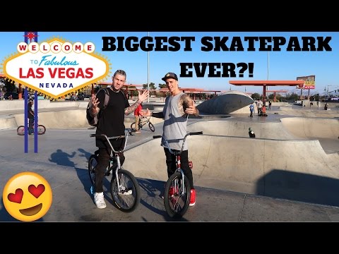 BIGGEST SKATEPARK IV EVER RODE!!