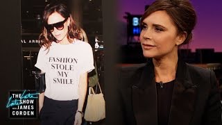 Victoria Beckham&#39;s Poker Face Works Well for Her