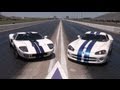1100hp FORD GT vs 1100hp Viper - YouTube