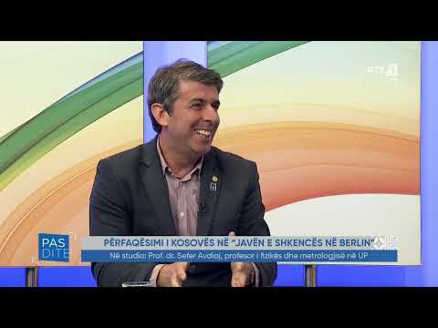Pasdite - Prof. dr. Sefer Avdiaj - profesor i fizikës dhe metrologjisë UP  13.10.2025