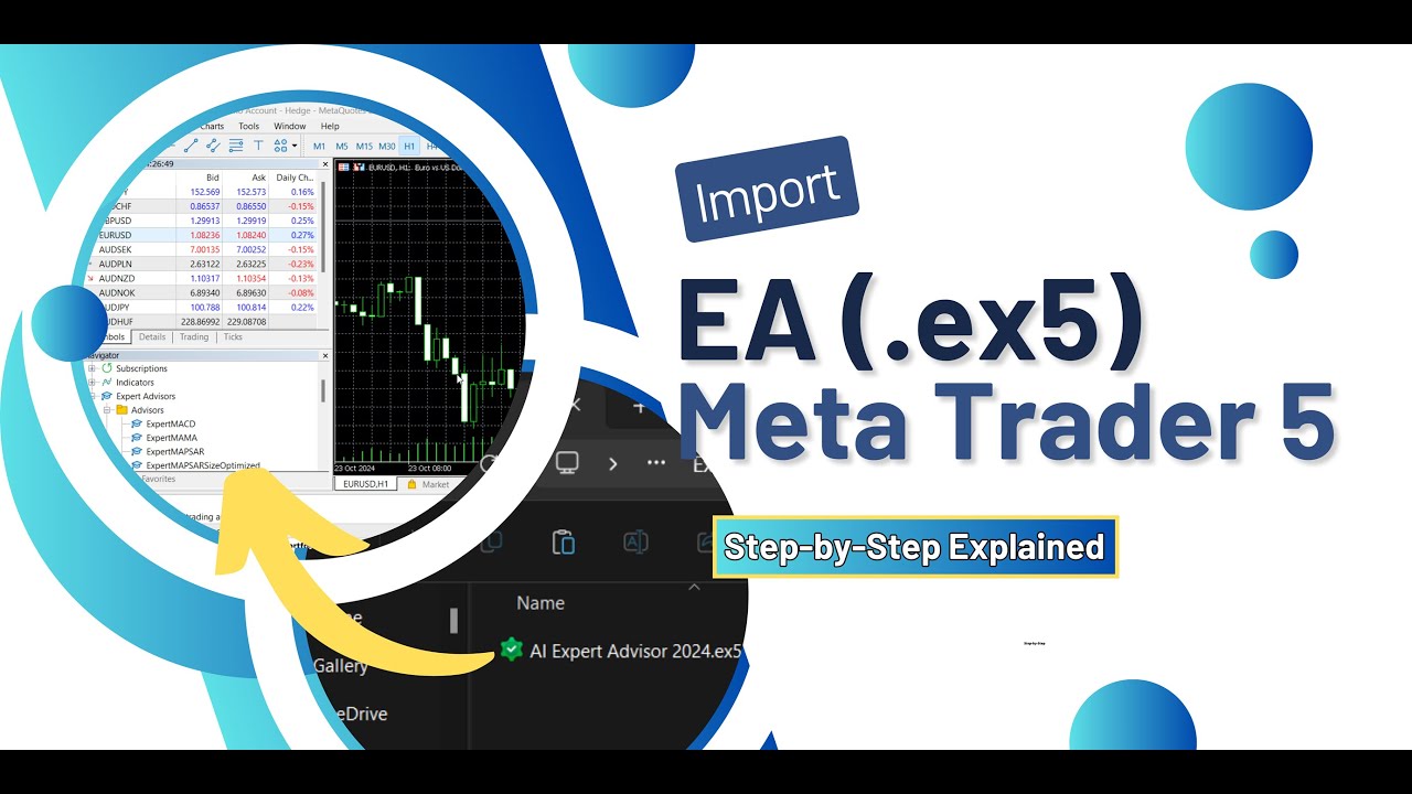 How to Import Expert Advisor EA ex5 to MetaTrader 5