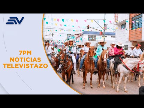 La Gran Cabalgata celebró a la identidad montubia en Baba, Los Rios | Televistazo | Ecuavisa
