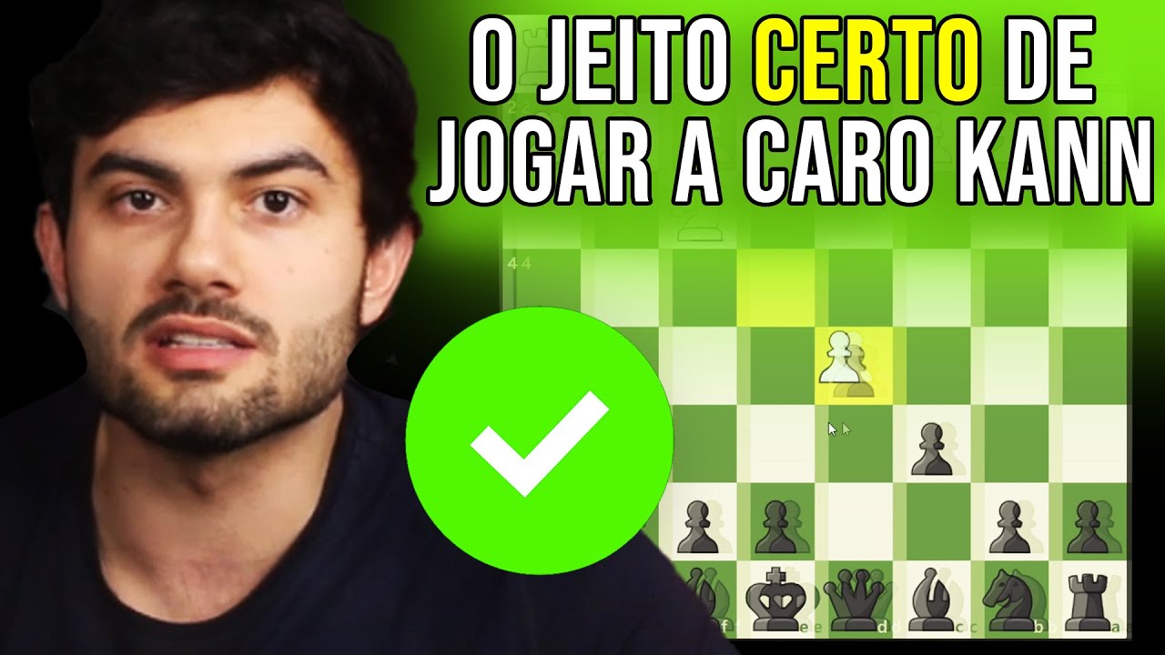 A diferença entre um GM e um INICIANTE jogando a Caro-Kann no xadrez!! Desafio Sólido Ep#21