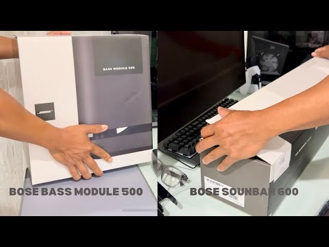 Bose Smart Soundbar 600 & Bose Bass Module 500 Unboxing +Setup / sound testing @THESMGFIRE