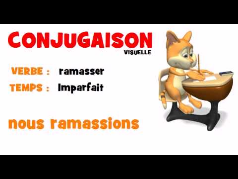 FRENCH VERB = ramasser = Imparfait