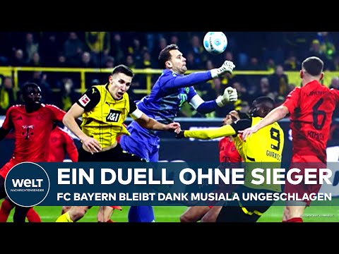 FUßBALL-BUNDESLIGA: FC Bayern bleibt ungeschlagen - Musiala rettet mit Traumtor!
