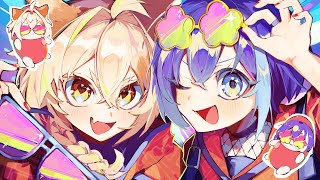 待ってました!!ラブちゃんざらめちゃんかっこよすぎ!! からの2人のラップが最高にかっこいい...!(00:01:27 - 00:03:09) - のぼせもんHERO / ラブ×zarame【歌ってみた】