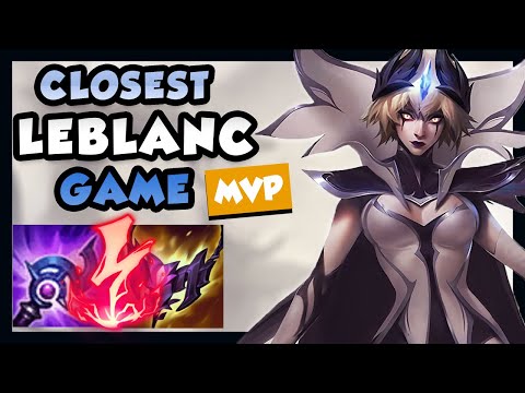 I really thought I was going to lose this game... | Masters Leblanc | Erick Dota