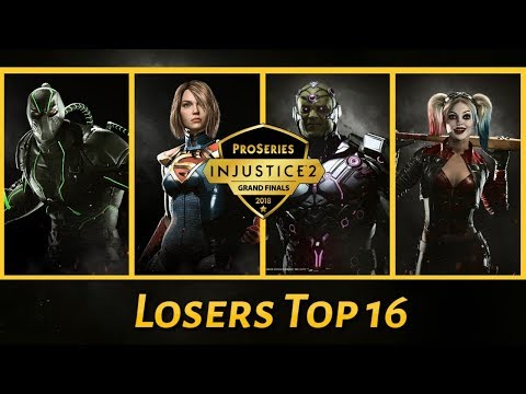 Injustice 2 Pro Series Finals 2018: BioHazard, Tekken Master, Scar, DR_Gross  (Losers Top 16)