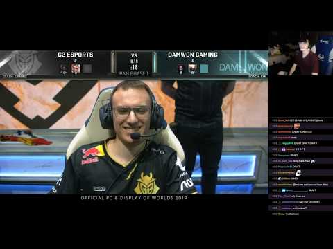 LS and Atlus commentate G2 vs DWG - Game 1 - Quarter finals, Worlds 2019