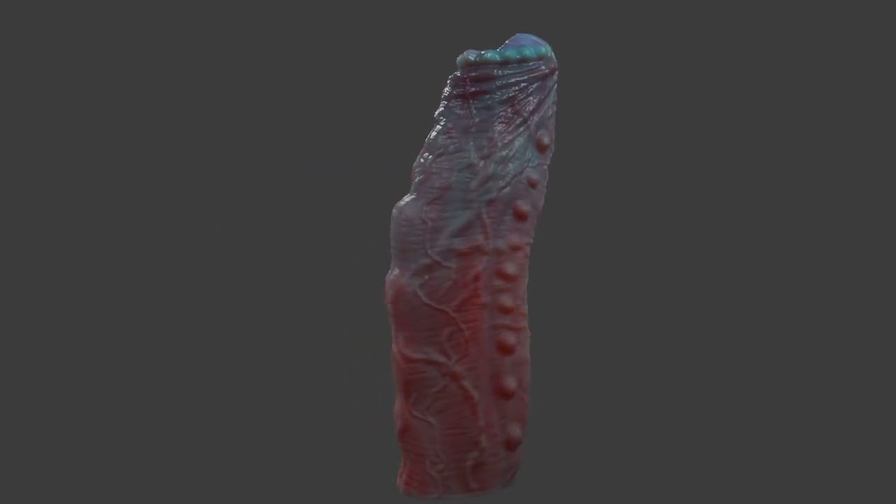 Grut Monster Penis Sextoy Rigged 3D Model