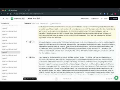 How do I add multiple narrators in a chapter?
