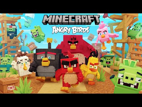 Minecraft x Angry Birds DLC - Full Gameplay Playthrough (Full Game)