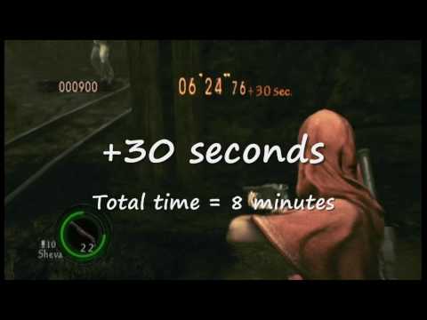 RE5 "The Mercenaries Reunion" Time Bonus Locations (The Mines)