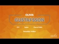 Olivia Gustafsson 2020 Central Zone Invite