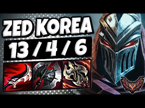 Zed vs Syndra [ MID ] Lol Korea Grandmaster Patch 12.22 ✅