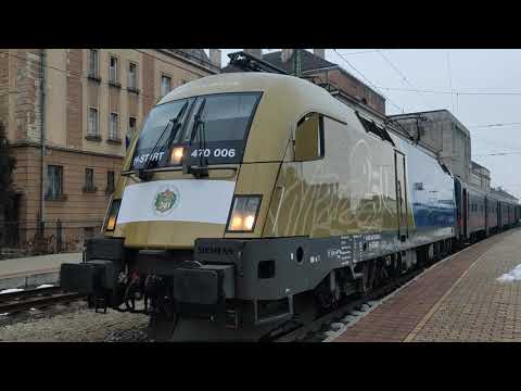 470 006 "Semmelweis" indul különvonattal Győrből
