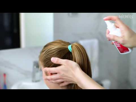 NitWits Anti-Lice & Detangling Spray | How to use