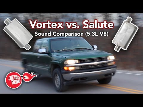 Cherry Bomb® Vortex vs. Cherry Bomb® Salute - Sound Comparison - 5.3L Chevy