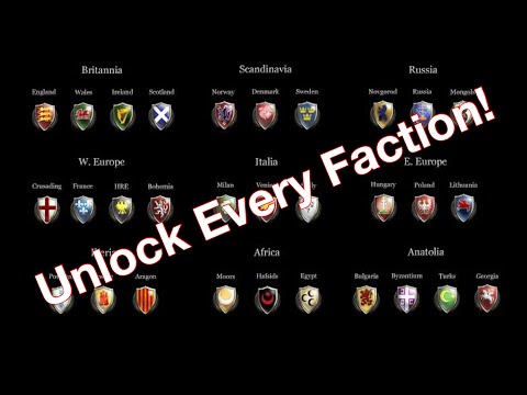How To Unlock All Campaign Factions - Medieval 2 Total War