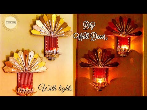 Unique Wall Hanging | wall hanging craft ideas | diy wall hanging craft ideas | newspaper craft easy Video