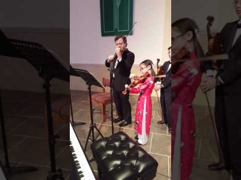 Trumpet Voluntary by Thy Yen and her teacher Eugene Ceremus
