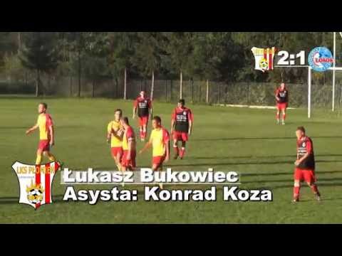 Łukasz Bukowiec 2:1 (71') 4 kolejka Okręgówki: Płomień Limanowa - Łosoś Łososina Dolna