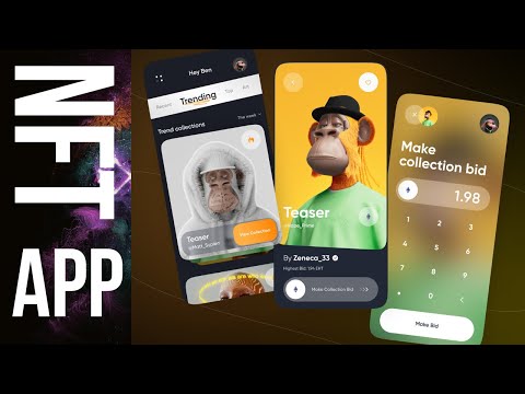 🔴 Speed Code: Creating A Catchy Nft App Ui With React Native