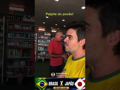 Palpite do jogo entre Brasil x Japão - copa do mundo 2026