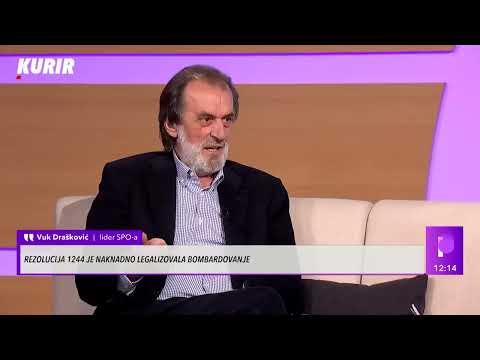 Vuk Drašković: Srbija je kriva zbog NATO bombardovanja, BiH, Kosova i Hrvatske