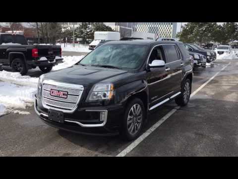 2017 GMC Terrain AWD Denali Sunrood 19 Inch Wheels Black Oshawa ON Stock #170794
