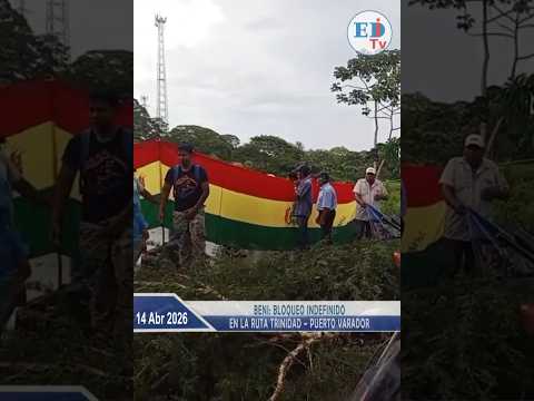 Beni: Bloqueo indefinido en la ruta Trinidad – Puerto Varador