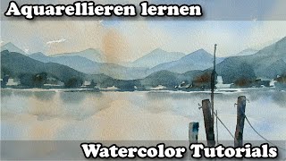 Aquarell: Farb u. Luftperspektive ganz einfach!