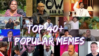 Top 40+ Memes | Popular Meme Clips for Video Editing | Indian Memes | Meme Templates | No Copyright