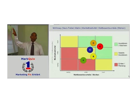 Portfolioanalyse McKinsey / Neun-Felder-Matrix (remastered) | "Marketing Management" | Anthony Holtz