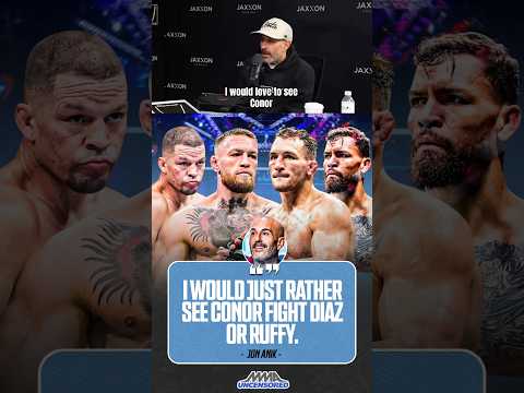 Jon Anik says he prefers Conor McGregor fight Nate Diaz or Mauricio Ruffy over Michael Chandler 😳
