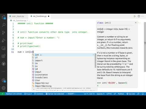 Python Basics 18 Int Function Nepali