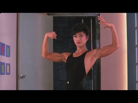 Female Muscle Clips 28 - Japanese Girl flexing Her Muscles My Lucky Stars