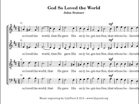 God So Loved The World - John Stainer - Manchester Chorale